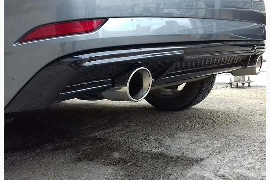 Audi A3 2012-2020 DPT rear diffuser (HB, 2017-2020, gloss black) Image