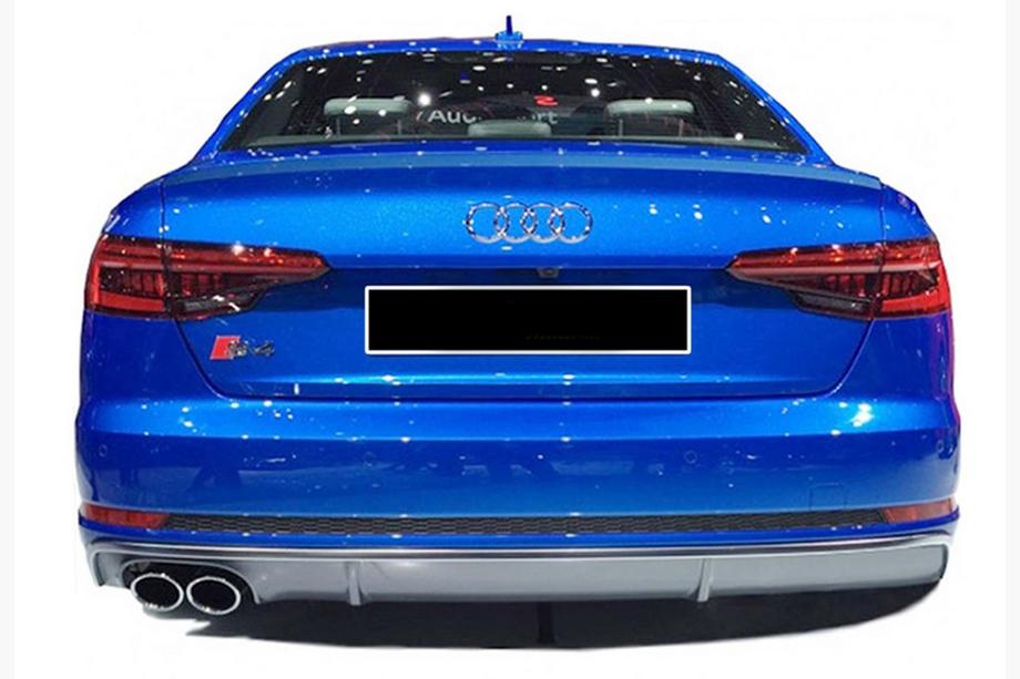 Audi A4 B9 2015-2024 DPT Rear Diffuser (2015-2019, Gloss Black) Image