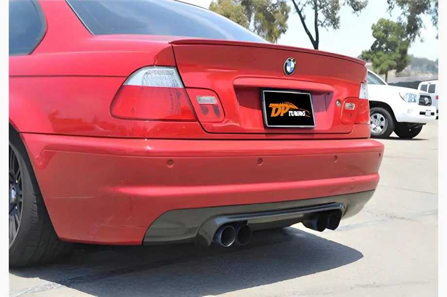 BMW 3 Series E46 1998-2006 Rear Diffuser DPT (2001-2006, Gloss Black) Image