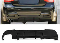 BMW 3 Series E90/E91 2005-2011 Rear Diffuser DPT V-2 (for E90 M-Sport, Gloss Black) photo 1