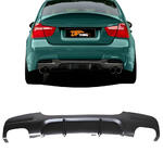 BMW 3 Series E90/E91 2005-2011 Rear Diffuser DPT V-3 (for E90 M-Sport, Gloss Black) photo 1