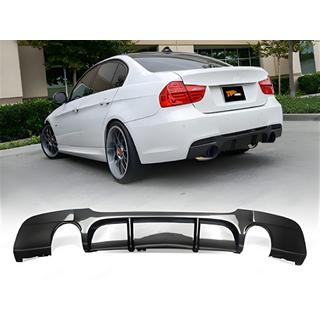 Rear Diffuser DPT V-4 (for E90 M-Sport, Gloss Black) BMW 3 Series E90/E91 2005-2011 photo 1