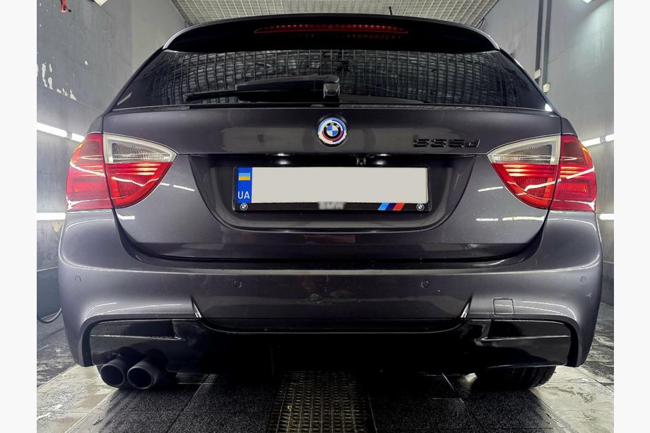 BMW 3 Series E90/E91 2005-2011 Rear Diffuser DPT V-5 (for E90 M-Sport, Gloss Black) Photo 4