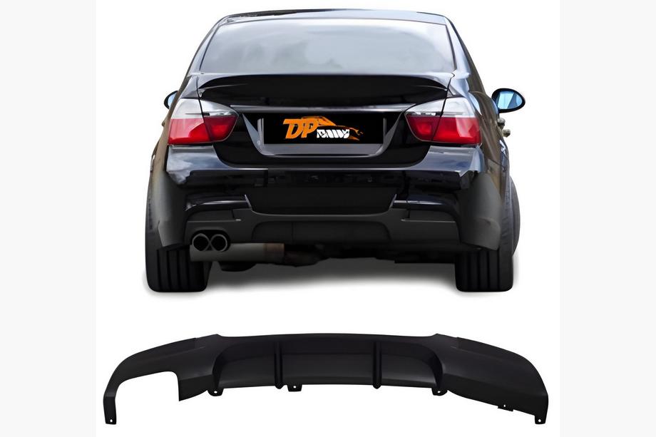 BMW 3 Series E90/E91 2005-2011 Rear Diffuser DPT V-5 (for E90 M-Sport, Gloss Black) Photo 5