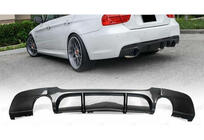 BMW 3 Series E90/E91 2005-2011 Rear Diffuser DPT V-6 (for E90 M-Sport, Gloss Black) photo 2
