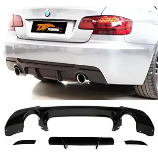 Rear Diffuser DPT (for E92 M-Sport, Gloss Black)