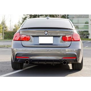 Rear Diffuser DPT V-4 (for M-Performance, Gloss Black) BMW 3 Series F30/F31 2012-2019 photo 2