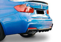 BMW 3 Series F30/F31 2012-2019 Rear Diffuser DPT V-5 (for M-Performance, Gloss Black) photo 2