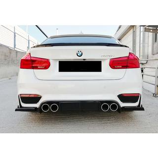 Rear Diffuser DPT V-6 (for M3, Gloss Black) BMW 3 Series F30/F31 2012-2019 photo 1