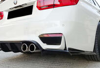 BMW 3 Series F30/F31 2012-2019 Rear Diffuser DPT V-1 (for M3, Gloss Black) photo 6