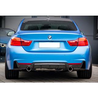 Rear Diffuser DPT V-1 (for M-Performance, Gloss Black) BMW 4 Series F32/F33/F36 2012-2020 photo 1