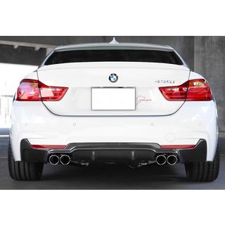 Rear Diffuser DPT V-2 (for M-Performance, Gloss Black) BMW 4 Series F32/F33/F36 2012-2020