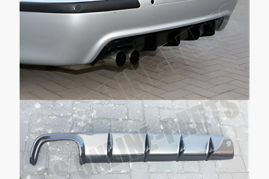 BMW 5 Series E39 1996-2003 Rear Diffuser DPT (for M-Technic, Gloss Black) Image