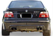 BMW 5 Series E39 1996-2003 Rear Diffuser DPT (for M-5, Gloss Black) photo 1