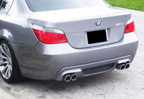 BMW 5 Series E60/E61 2003-2010 Rear Diffuser DPT (for M-5, Gloss Black) photo 2