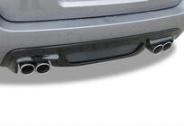 BMW 5 Series E60/E61 2003-2010 Rear Diffuser DPT (for M-5, Gloss Black) photo 1