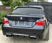 BMW 5 Series E60/E61 2003-2010 Rear Diffuser DPT V-2 (for M-Sport, Gloss Black) photo 1