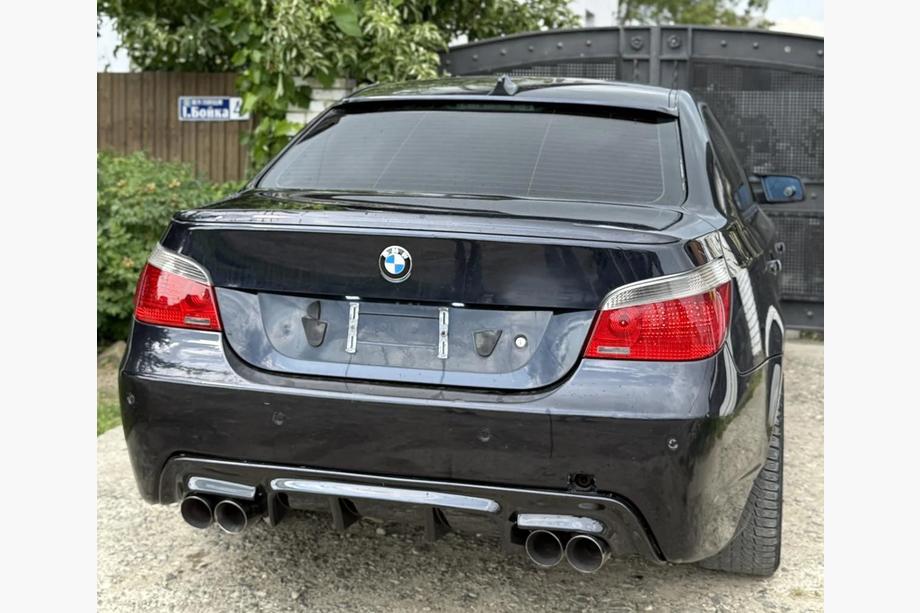 BMW 5 Series E60/E61 2003-2010 Rear Diffuser DPT V-2 (for M-Sport, Gloss Black) Image