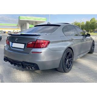 Rear Diffuser CS-Style DPT (for M5, Gloss Black, Vacuum Formed) BMW 5 Series F10/F11 2010–2016 photo 3