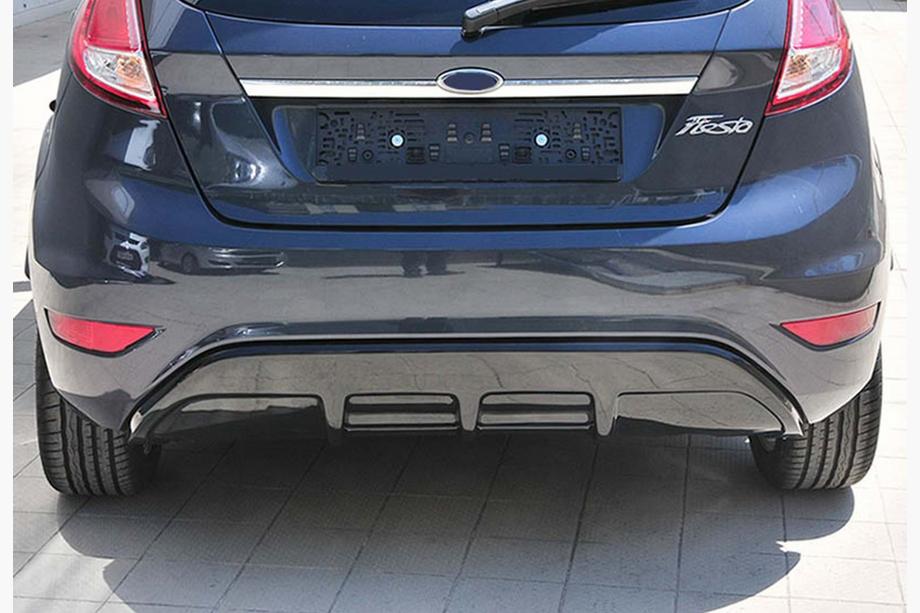 Ford Fiesta 2008-2017 Rear Diffuser DPT V-2 (HB, Gloss Black) Image