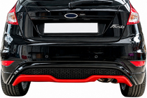 Ford Fiesta 2008-2017 Rear diffuser DPT V-3 (HB, matte black) photo 4