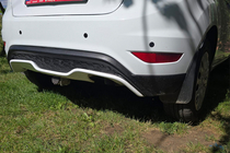 Ford Fiesta 2008-2017 Rear diffuser DPT V-3 (HB, matte black) photo 5