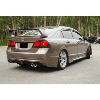 Rear Diffuser DPT V-2 (Gloss Black) Honda Civic Sedan VIII 2006-2011 photo 2