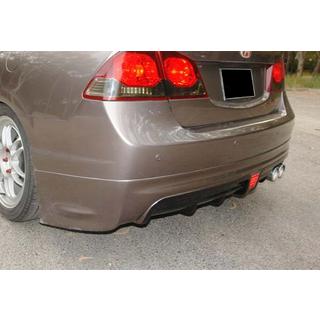 Rear Diffuser DPT V-2 (Gloss Black) Honda Civic Sedan VIII 2006-2011 photo 1