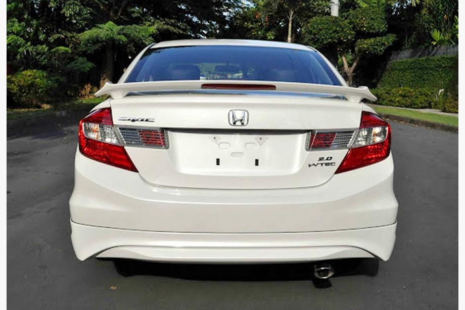Honda Civic Sedan IX 2011-2016 Rear Diffuser DPT (Primed for Painting) Image