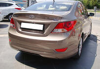 Hyundai Accent 2011-2017 Rear Diffuser DPT (Gloss Black) photo 3