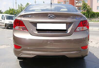 Hyundai Accent 2011-2017 Rear Diffuser DPT (Gloss Black) photo 1