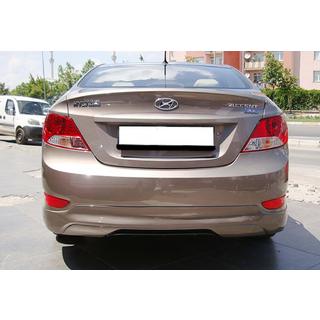 Rear Diffuser DPT (Gloss Black) Hyundai Accent 2011-2017 photo 1