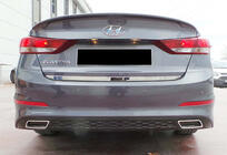 Hyundai Elantra (AD) 2015-2020 Rear Diffuser DPT V-1 (Gloss Black) photo 3