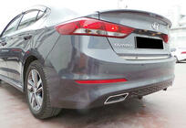 Hyundai Elantra (AD) 2015-2020 Rear Diffuser DPT V-1 (Gloss Black) photo 1