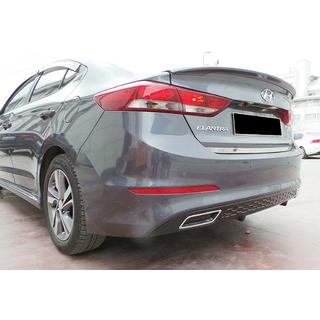 Rear Diffuser DPT V-1 (Gloss Black) Hyundai Elantra (AD) 2015-2020 photo 1