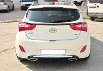 Hyundai I-30 2012-2017 Rear Diffuser DPT V-2 (Gloss Black) photo 1