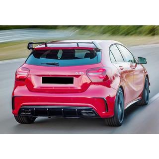 Rear Diffuser DPT (for AMG, Gloss Black) Mercedes A-сlass W176 2012-2018 photo 1