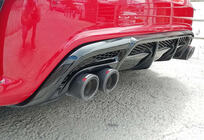 Mercedes A-class W176 2012-2018 Rear Diffuser DPT (2012-2015, for Brabus, Gloss Black) photo 2