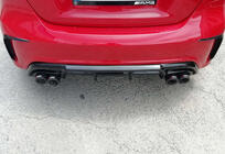 Mercedes A-class W176 2012-2018 Rear Diffuser DPT (2012-2015, for Brabus, Gloss Black) photo 1