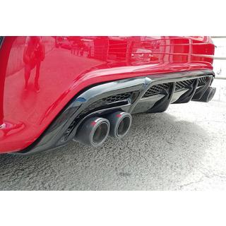 Rear Diffuser DPT (2012-2015, for Brabus, Gloss Black) Mercedes A-сlass W176 2012-2018 photo 2