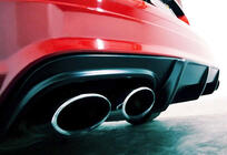 Mercedes C-class W204 2007-2015 Rear Diffuser DPT (2007-2011, for AMG SD, Gloss Black) photo 1