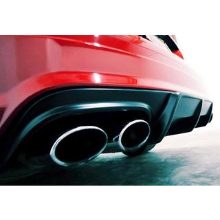 Rear Diffuser DPT (2007-2011, for AMG SD, Gloss Black) Mercedes C-class W204 2007-2015 photo 1
