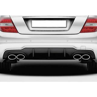 Rear Diffuser DPT (2011-2014, for AMG SD, Gloss Black) Mercedes C-class W204 2007-2015 photo 1