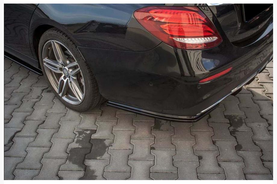 Mercedes E-class W213 2016-2023 Rear FLAP Diffuser DPT (Gloss Black) Image