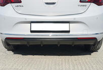 Opel Astra J 2009-2015 Rear Diffuser DPT V2 (2012-2015, HB, Gloss Black) photo 1