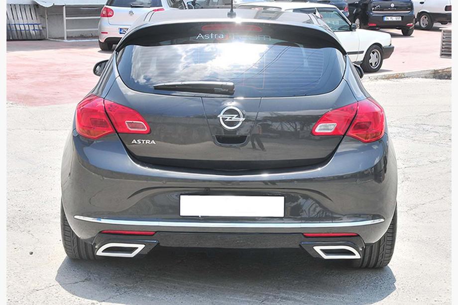 Opel Astra J 2009-2015 Rear Diffuser DPT V1 (2012-2015, HB, Gloss Black) Photo 7