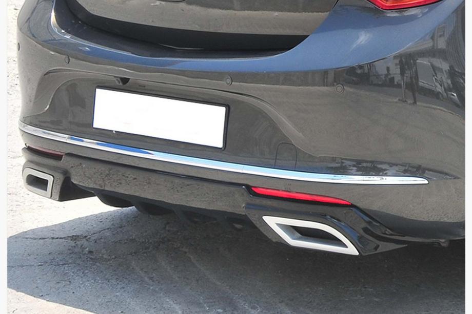 Opel Astra J 2009-2015 Rear Diffuser DPT V1 (2012-2015, HB, Gloss Black) Photo 4