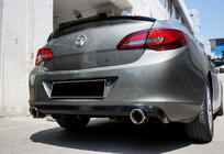 Opel Astra J 2009-2015 Rear Diffuser DPT V-1 (SD, Gloss Black) photo 5