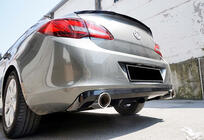 Opel Astra J 2009-2015 Rear Diffuser DPT V-1 (SD, Gloss Black) photo 3