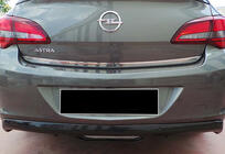 Opel Astra J 2009-2015 Rear Diffuser DPT V-2 (SD, Gloss Black) photo 1